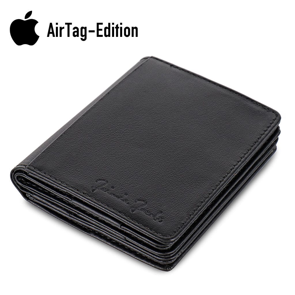 AirTag Wallet with Coin Pocket - Leather Wallet