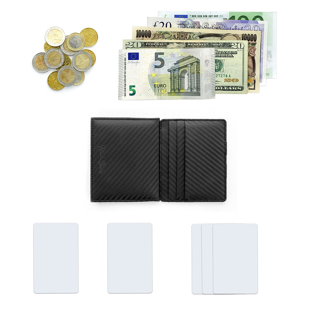 Jaimie Jacobs Geldbeutel Portemonnaie Flap Boy - Magic Wallet with Coin Pocket Flap Boy Magic Wallet with Coin Pocket Genuine Leather