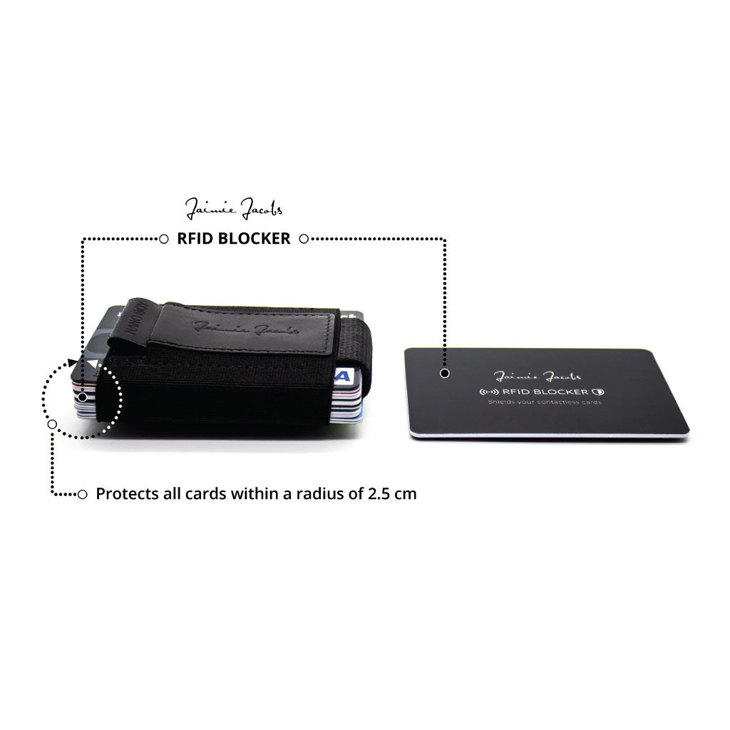 jaimie jacobs rfid blocker protects all cards in your wallet within a radius of 2.5 cm